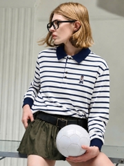 NU-Áo TD cotton cổ nút Who.au 102026 TRA