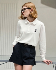 NU-Áo TD cotton cổ nút Who.au 102026 TRA