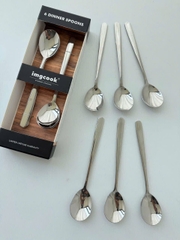 SET MUỖNG/THÌA  INOX SUS304 IMGCOOK S6 102026 TRA