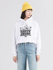 NAM/NU Hoodie da cá Levis - Trắng Squad