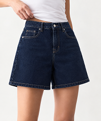 Quần short Jeans Urban Denim Xanh đậm