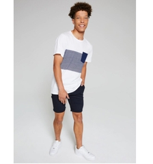 NAM-Short khaki Chino Short xanh navy trơn