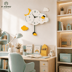 Đồng hồ quả lắc treo tường CL060 đám mây dễ thương