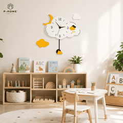 Đồng hồ quả lắc treo tường CL060 đám mây dễ thương