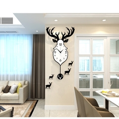 Đồng hồ decor treo tường quả lắc CL007 - sang trọng và tinh tế