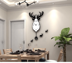 Đồng hồ decor treo tường quả lắc CL007 - sang trọng và tinh tế