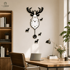 Đồng Hồ Decor Treo Tường Quả Lắc P-HOME CL007