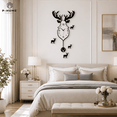 Đồng Hồ Decor Treo Tường Quả Lắc P-HOME CL007