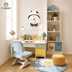 Đồng Hồ Treo Tường Gấu Panda Cute CL076 Với Đèn LED