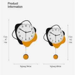 Đồng Hồ Treo Tường Quả Lắc CL075 Hiện Đại Và Sang Trọng