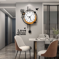 Đồng Hồ Quả Lắc Treo Tường Phong Cách Bắc Âu CL078