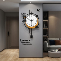 Đồng Hồ Quả Lắc Treo Tường Phong Cách Bắc Âu CL078