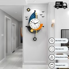 Đồng hồ quả lắc treo tường Cánh Buồm CL086