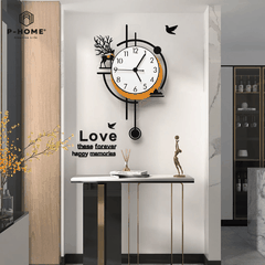 Đồng Hồ Quả Lắc Treo Tường Phong Cách Bắc Âu CL078