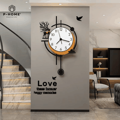 Đồng Hồ Quả Lắc Treo Tường Phong Cách Bắc Âu CL078