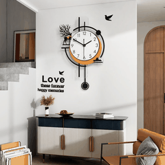 Đồng Hồ Quả Lắc Treo Tường Phong Cách Bắc Âu CL078