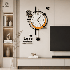 Đồng Hồ Quả Lắc Treo Tường Phong Cách Bắc Âu CL078