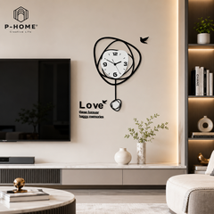 Đồng hồ quả lắc CL041 trang trí phòng khách hiện đại