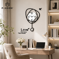 Đồng hồ quả lắc CL041 trang trí phòng khách hiện đại
