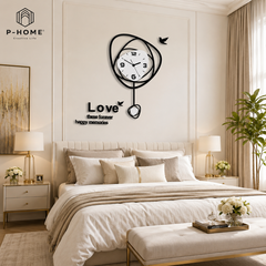 Đồng hồ quả lắc CL041 trang trí phòng khách hiện đại