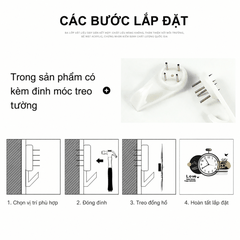 Đồng hồ treo tường CL053 quà tặng tân gia ý nghĩa