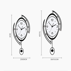 Đồng hồ trang trí đẹp CL052 trang trí phòng khách hiện đại