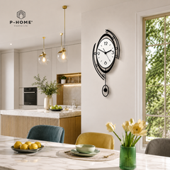 Đồng hồ trang trí đẹp CL052 trang trí phòng khách hiện đại