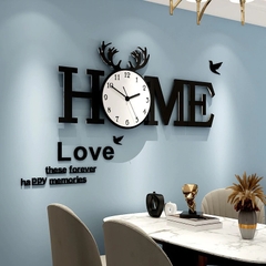 Đồng hồ treo tường phòng khách đẹp CL014 - Home