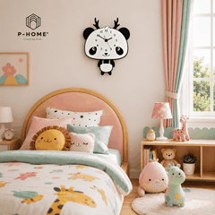 Đồng hồ trang trí phòng ngủ cho bé CL037- gấu cute