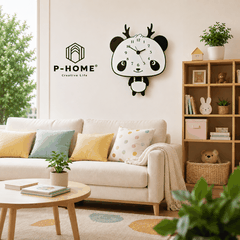 Đồng hồ trang trí phòng ngủ cho bé CL037- gấu cute