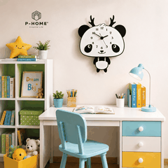 Đồng hồ trang trí phòng ngủ cho bé CL037- gấu cute