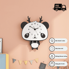Đồng hồ trang trí phòng ngủ cho bé CL037- gấu cute