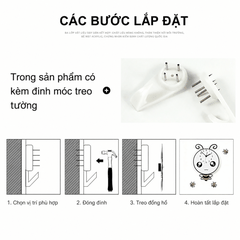 Đồng hồ trang trí tường CL036 - ong vàng dễ thương