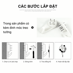 Đồng hồ trang trí tường CL066 trang trí phòng khách