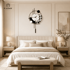 Đồng hồ trang trí tường CL066 trang trí phòng khách