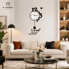 Đồng hồ treo tường cao cấp CL048 - không cần khoan tường