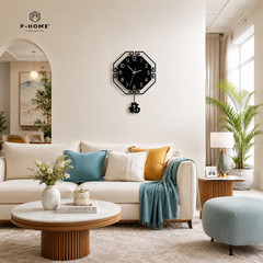 Đồng hồ treo tường cổ điển CL020 - chữ Phúc