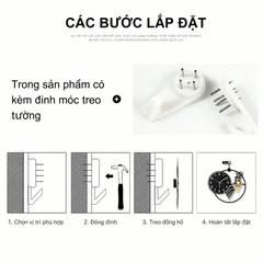 Đồng Hồ Treo Tường P-HOME Có Đèn LED CL061