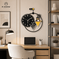 Đồng Hồ Treo Tường P-HOME Có Đèn LED CL061
