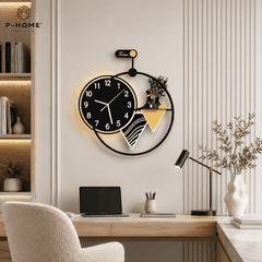 Đồng Hồ Treo Tường P-HOME Có Đèn LED CL061