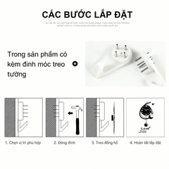Đồng hồ treo tường đẹp CL042 trang trí phòng khách