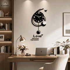 Đồng hồ treo tường đẹp CL042 trang trí phòng khách