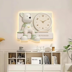 Đồng Hồ Treo Tường Gấu Bearbrick CL087