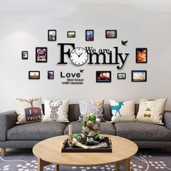Đồng hồ treo tường hiện đại CL013 - We are family