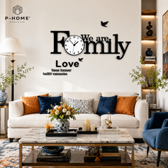Đồng hồ treo tường hiện đại CL013 - We are family