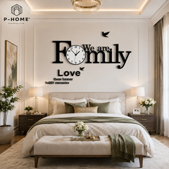 Đồng hồ treo tường hiện đại CL013 - We are family