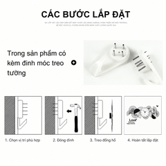 Đồng hồ treo tường đẹp hiện đại CL047 - trang trí phòng khách