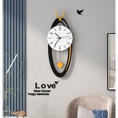 Đồng hồ treo tường kim trôi CL063 yên tỉnh và sang trọng