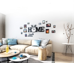 Đồng hồ treo tường phòng khách đẹp CL014 - Home