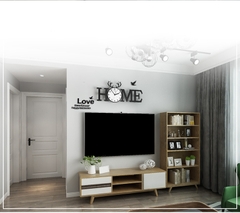 Đồng hồ treo tường phòng khách đẹp CL014 - Home